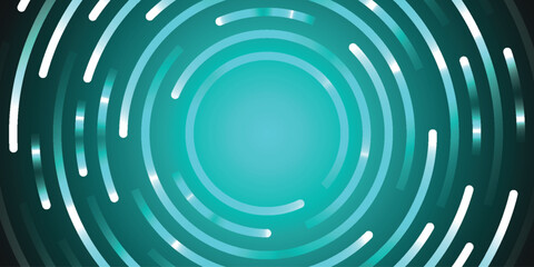 Blue and black gradient abstract background with moving circular lines. Modern and futuristic vector design. Volume 2