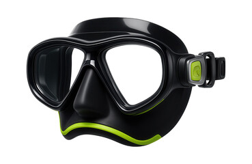 Snorkel mask with quick-release buckles and hypoallergenic skirt