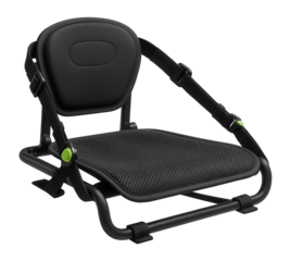 Adjustable kayak seat with breathable mesh fabric for long-distance paddling