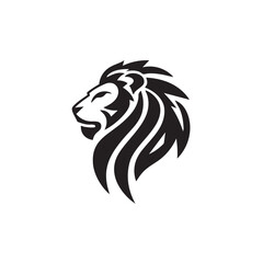 Fototapeta premium Elegant lion head design for branding and logo creation