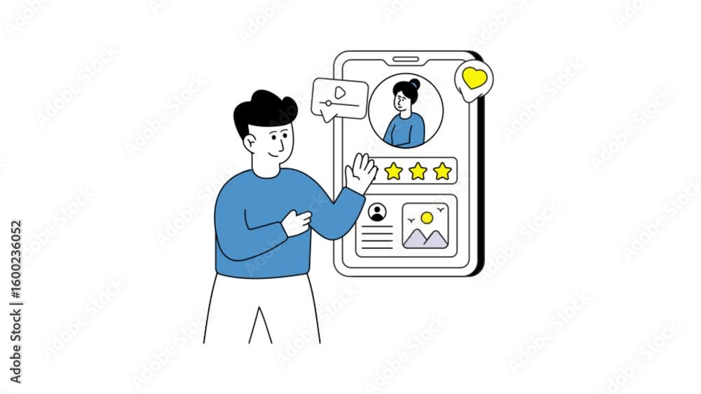 Poster content rating animation mp4 file