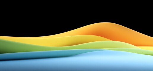 Abstract colorful wave design.