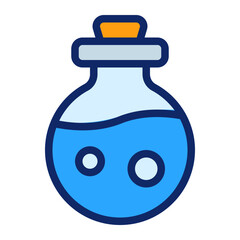 Mana Potion outline flat