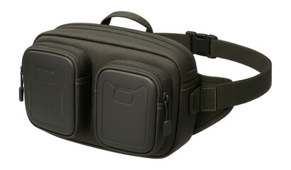 Fishing satchel with adjustable waist strap and quick-access pockets for stream fishing