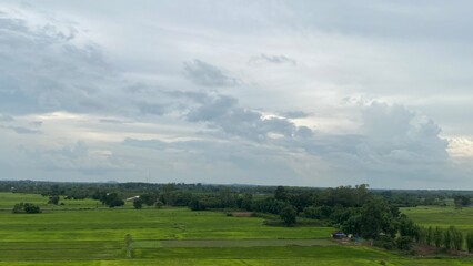 landscape with clouds