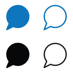 Share, like, comment and save icon set. Share, like, comment and save solid and line icons. vector illustration. eps file.