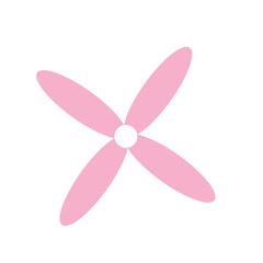 White flower, purple flower, pink flower and yellow flower nature element stock