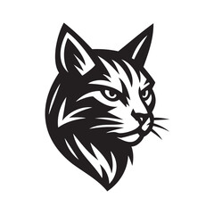 Fototapeta premium Bobcat Head Mascot Logo