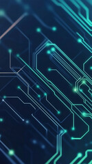 Abstract digital background featuring interconnected dots and lines
