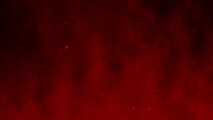 Blurry dark red background smoke with glowing particles suitable for design projects, presentations, digital art, and vibrant backgrounds. - Powered by Adobe