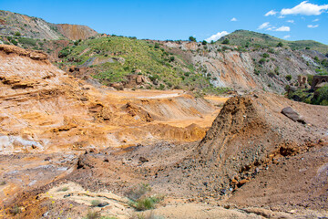 Landscape of Portman (Cartagena, Spain)