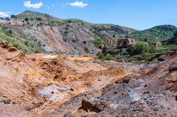 Landscape of Portman (Cartagena, Spain)