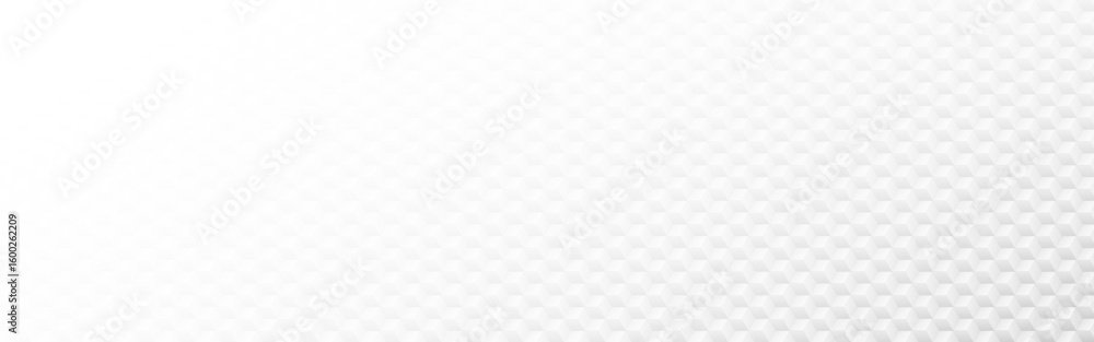 Poster white geometric background with subtle cubes. light 3d pattern. clean and minimal modern design. web