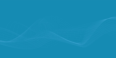 abstract blue wave background