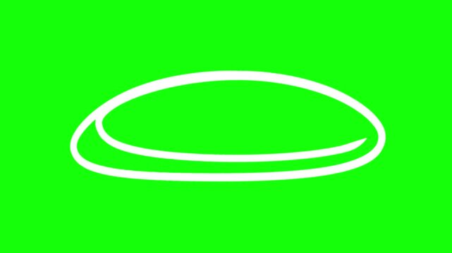 Hand Drawn Circle Highlight greenscreen v22