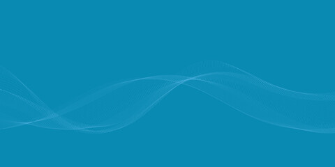 abstract blue wave background