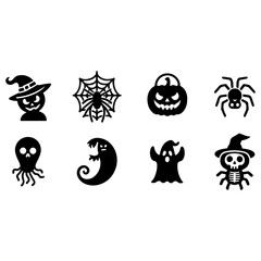 Halloween clipart vector.