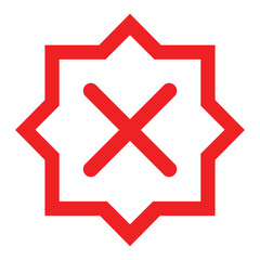 Red Cross mark icon