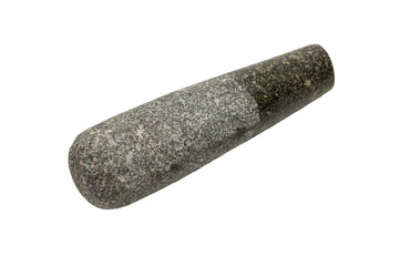 Granite Pestle Isolated on White Background