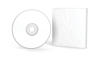 Blank CD and Case Mockup