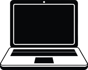 laptop isolated on white background