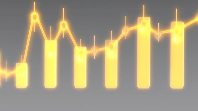 Glowing chart