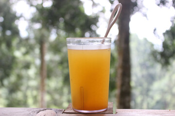 glass of orange juice