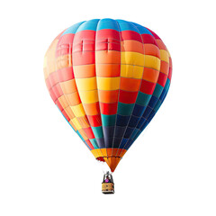 Obraz premium Colorful hot air balloon against black (3)