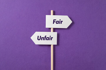 Fair versus Unfair 