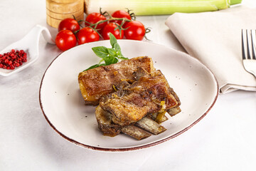 Roasted Lamb ribs with spices