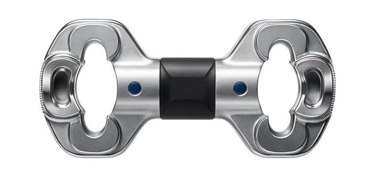 Press ring with a dual-head design for simultaneous connections in parallel pipelines.