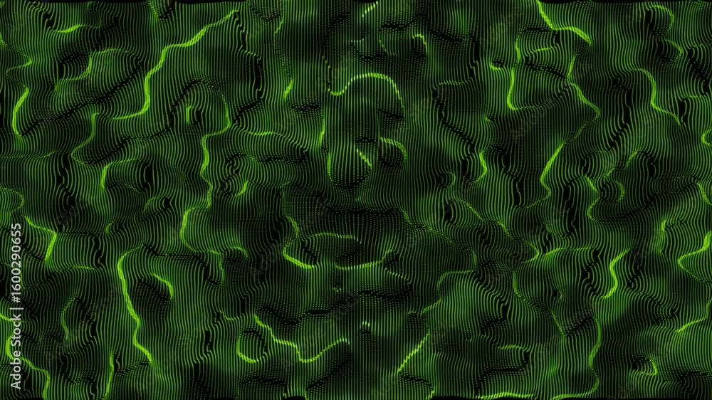 Poster light green vector backdrop with curves. abstract gradient illustration with wry lines. abstract bac