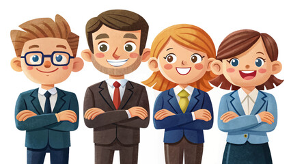 Vector set of male and female lawyers in professional suits holding law books, briefcases, or documents. Legal character illustration for justice, law firm, and courtroom themes