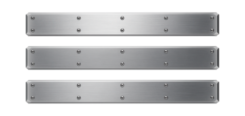 Aluminum reinforcement bars for weight-sensitive applications in aerospace hangars.