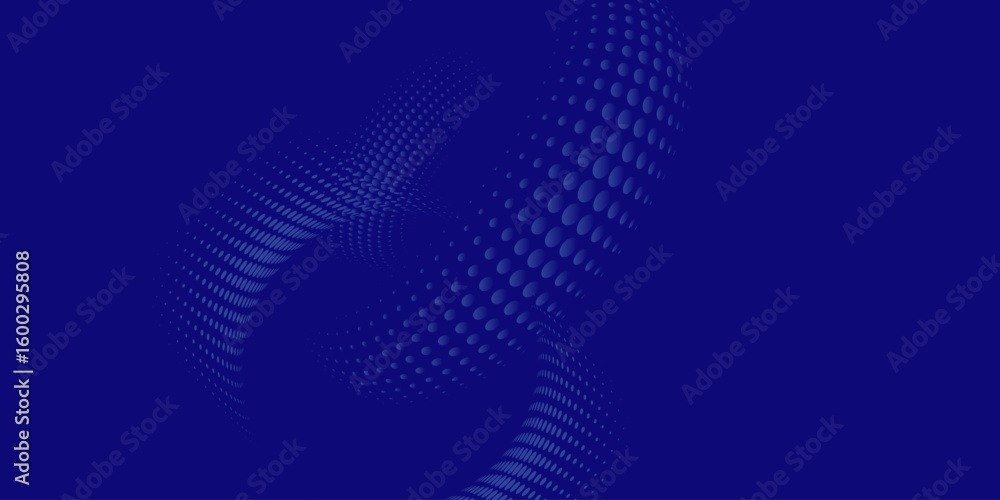 Aufkleber abstract background with blue curve lines for backdrop or presentation