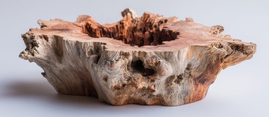 Large Old Wooden Burlwood Stump