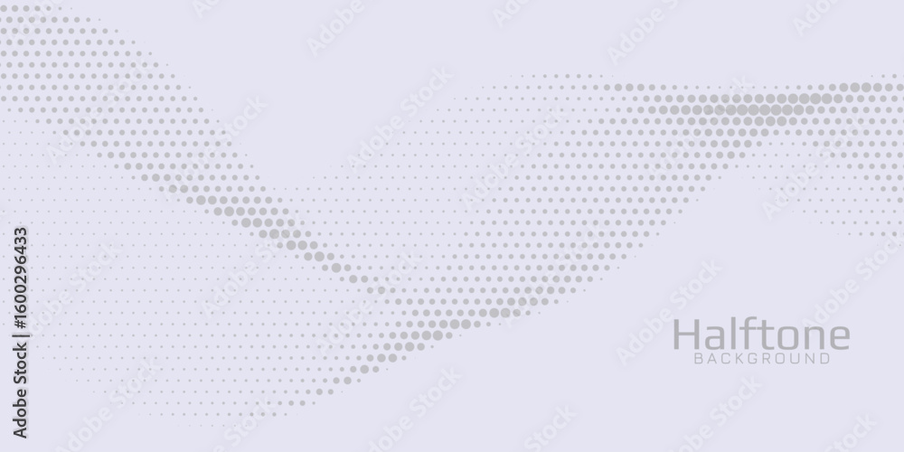 Aufkleber grey and white light abstract background. vector design halftone concept. decorative web layout or p