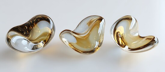 Set of 3d fluid liquid amorphous glasses