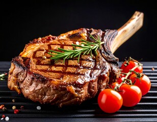 Delicious roasted lamb chops with colorful vegetables, a gourmet meat dish perfect for dinner