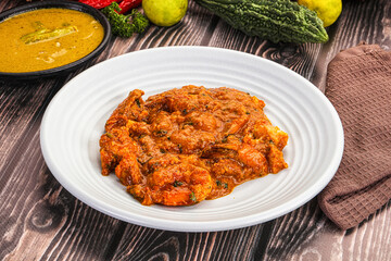 Indian cuisine - Prawns malabar masala
