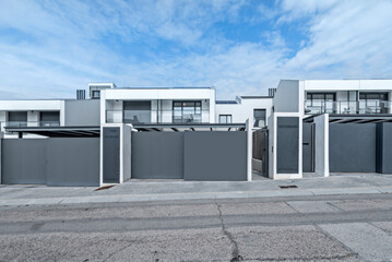 Naklejka premium the façade contributes significantly to the overall aesthetics