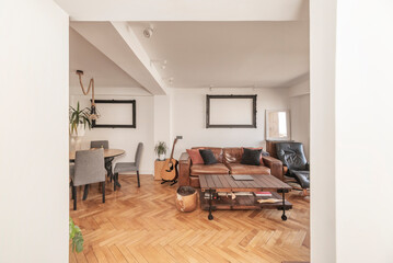 Comfort is paramount in the living room. Sofas can range from large sectional designs