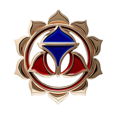 Shield with Wings and Ribbon Isolated on White Background