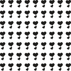 Hearts seamless girlish background. Suitble for prints, wrapping and backgrounds