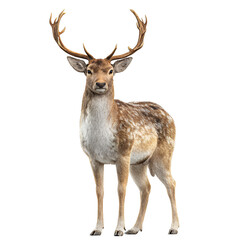 Majestic Deer with Antlers Isolated on Transparent Background &ndash; Wildlife PNG