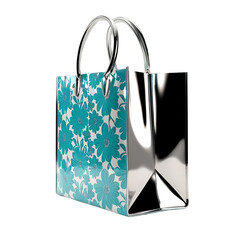 shopping bags on white background