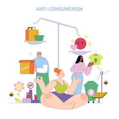 Anti-Consumerism Concepts and Sustainable Practices
