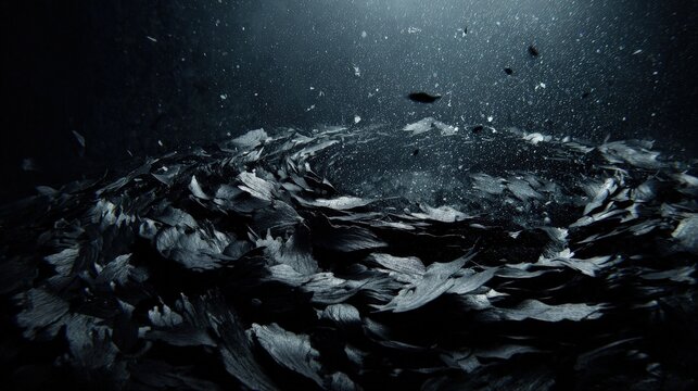 Abstract Dark Space Digital Design