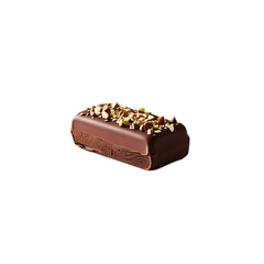 chocolate bar on white background