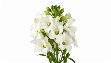 white spring flowers on white 